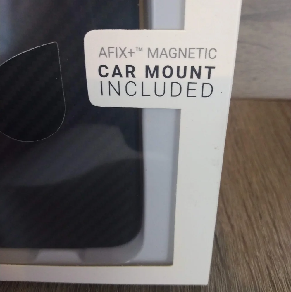 Evutec iphone 12 mini Black Phone Case/w Magntic Car Vent Mount